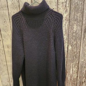 Uniqlo Black Turtleneck Dress